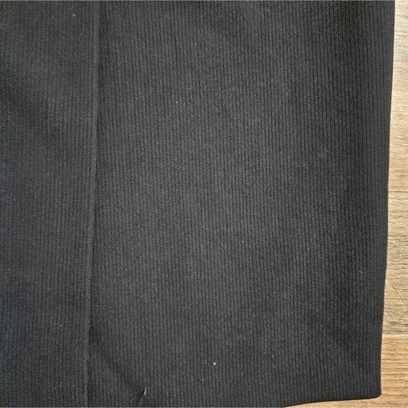 Talbots Petites Pencil Skirt Womens Black 10 Lined Career Front Slit Back Zip - Picture 3 of 12